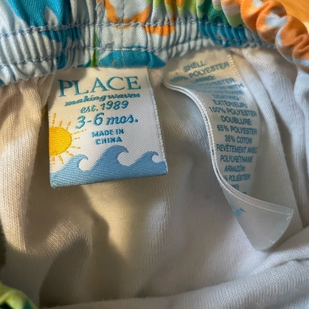 The Children’s Place 3-6 Month Swim Trunk Shorts - Picture 3 of 3